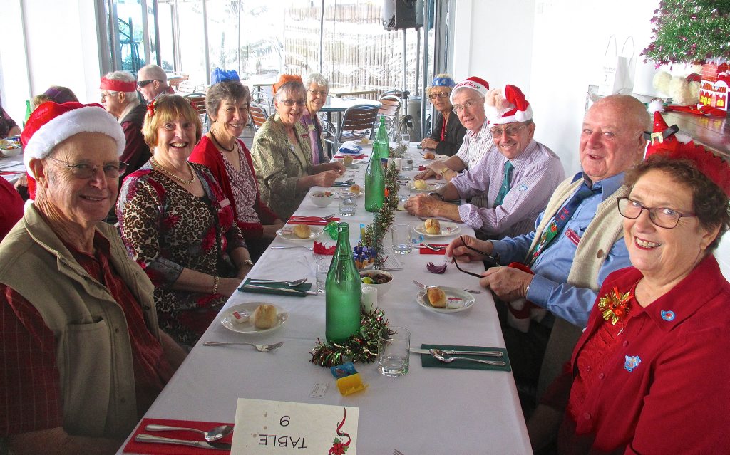 Some members of Probus enjoying lunch at the River Deck. Some members of Probus enjoying lunch at the River Deck.